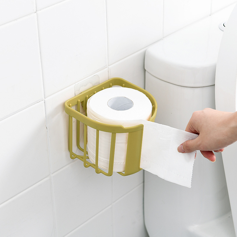 Wholesale creative Nordic bathroom toilet paper, tissue box without perforation, universal wall-mounted toilet paper, bathroom tissue box Specification image