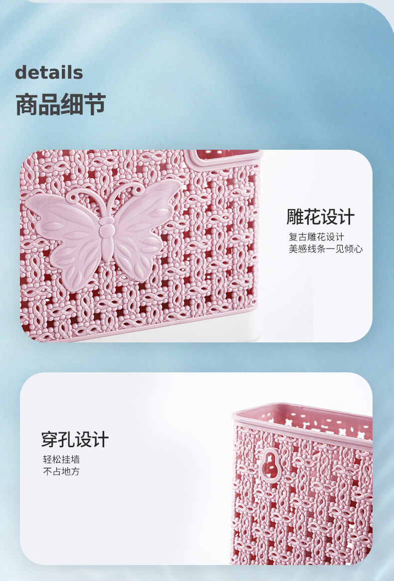 New stylish hanging kitchen 筷笼PP material tableware storage box kitchen storage and organization box direct supply pic 6