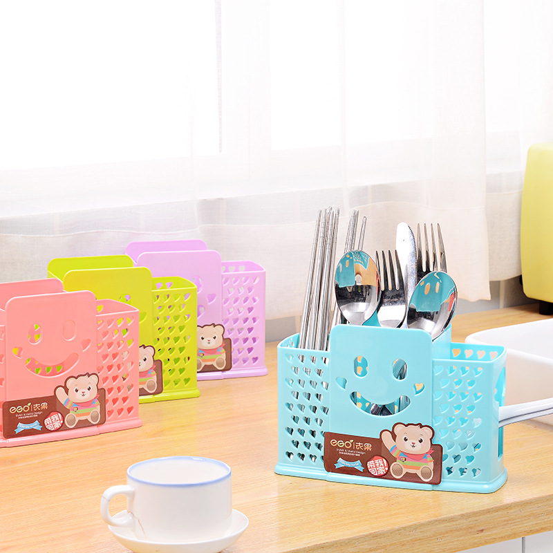 Non-punching anti-mold chopstick holder, household draining chopstick cage, wall-mounted chopstick rack cage, chopstick basket 筷笼 box