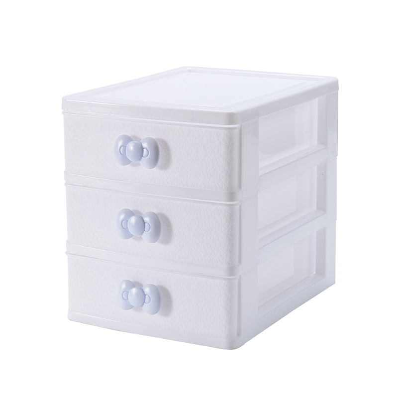 Factory direct sales of "Girlish Heart" desktop storage box, miscellaneous storage cabinet, multi-layer drawer type cosmetic storage box Application Scenario