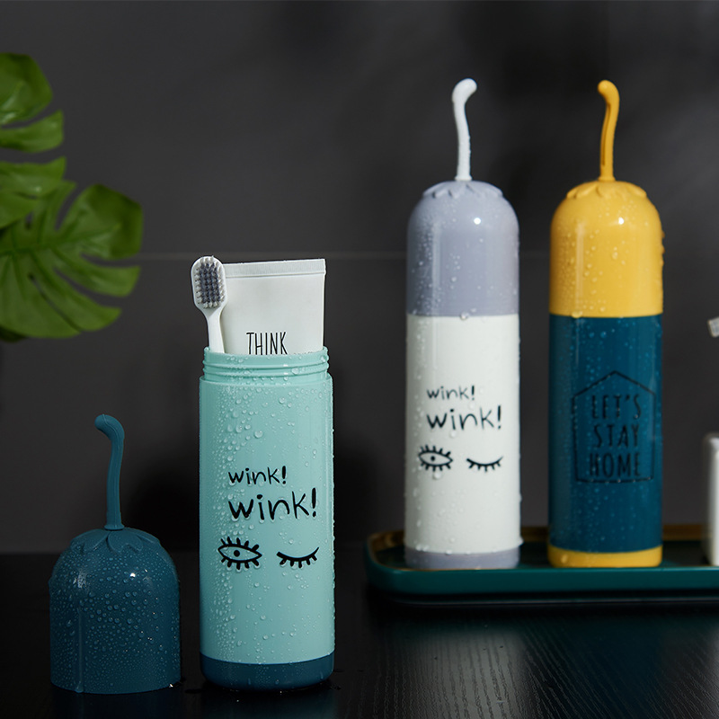 0454 Nordic Minimalist Travel Toothbrush Box Portable Set with Cover, Storage Tooth tube, Creative and fashionable tooth bucket 0454 Nordic Minimalist Travel Toothbrush Box Portable Set with Cover, Storage Tooth tube, Creative and fashionable tooth bucket