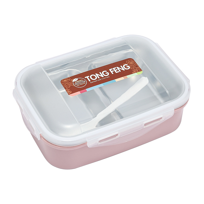 Factory-supplied stainless steel bowls, water-filled insulated lunch boxes, sealed fresh-keeping boxes, office workers, students, Japanese bento boxes Application Scenario