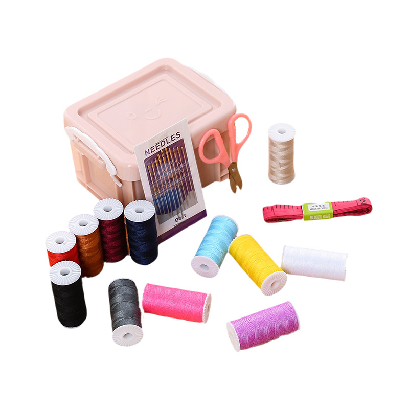Household sewing box, fabric sewing needle set, sewing bag, multi-functional portable organizing treasure box factory direct sales Application Scenario