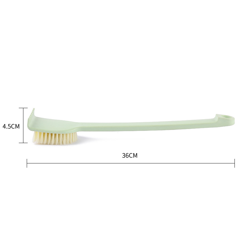 Factory direct supply of new creative bath brushes, double-sided bath brushes, bathroom multi-functional itch-scratching massage brushes, long-handled back rubbing brushes