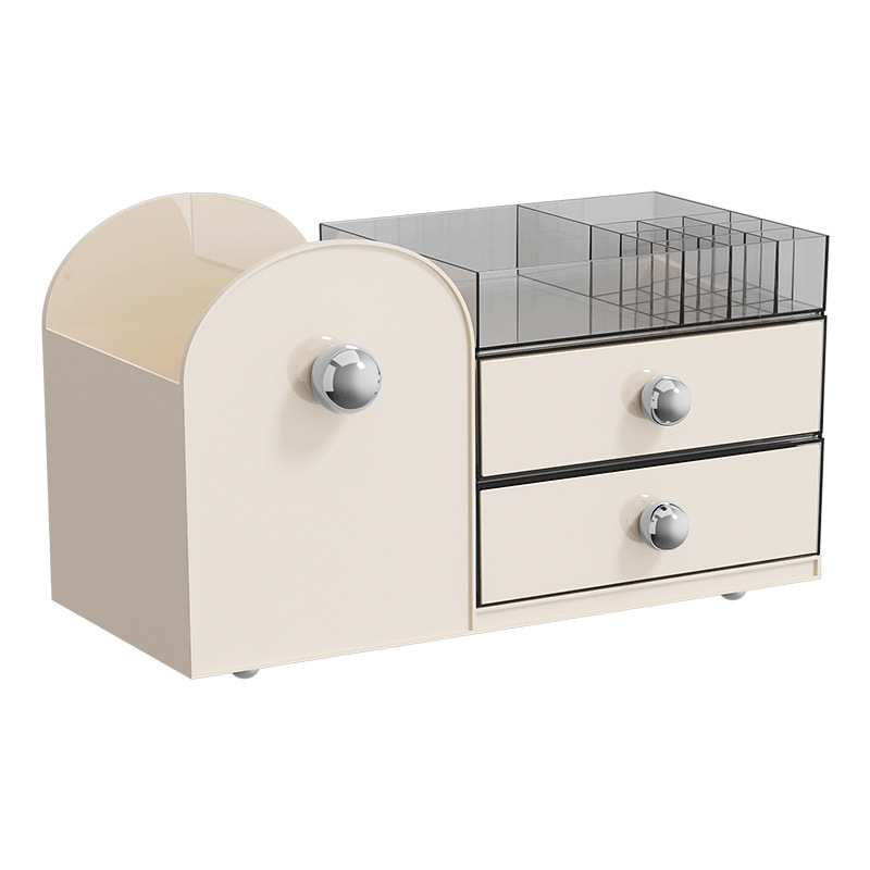 Cosmetics storage box desktop, high-end and exquisite skin care product organization box, dressing table, perfume shelf Application Scenario