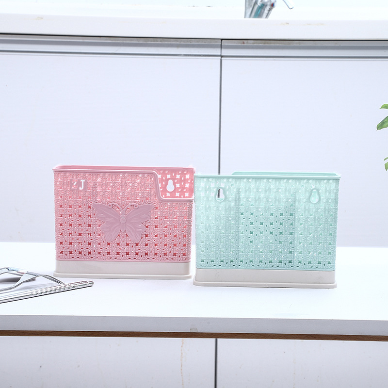 New stylish hanging kitchen 筷笼PP material tableware storage box kitchen storage and organization box direct supply New stylish hanging kitchen 筷笼PP material tableware storage box kitchen storage and organization box direct supply