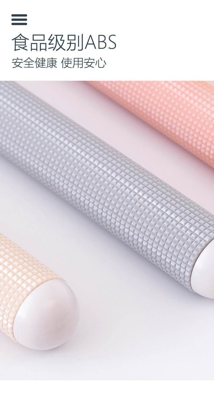 Dumpling wrapper rolling pin, household large rod dough stick, baking non-stick noodles rolling pin, roller rolling pin pic 11