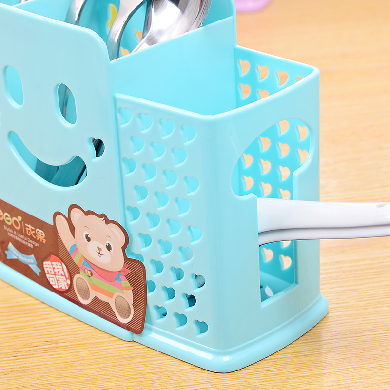 Non-punching anti-mold chopstick holder, household draining chopstick cage, wall-mounted chopstick rack cage, chopstick basket 筷笼 box details Picture