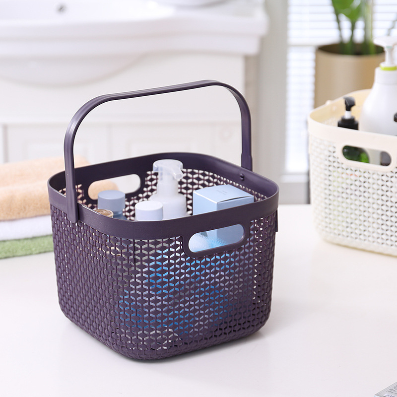 New PP material thick and durable storage basket, household hollowed-out item storage basket, indoor storage basket New PP material thick and durable storage basket, household hollowed-out item storage basket, indoor storage basket