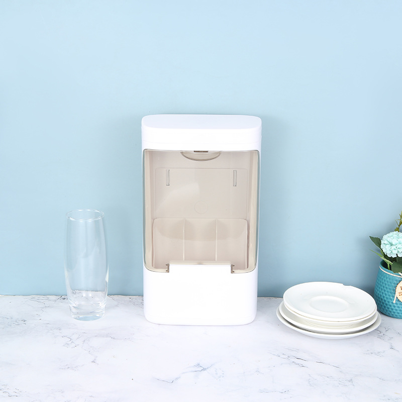 Household kitchen disinfection chopstick holder, chopstick cage, ultraviolet disinfection and drying, non-drilling kitchen storage rack in stock Specification image