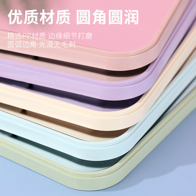 New portable desktop makeup mirror, high-definition Japanese-style simple mirror, available for wholesale from the manufacturer Specification image