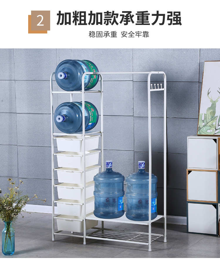 Simple and portable clothes drying rack, household student bedroom hanging rack, Japanese multi-layer organizing and storage cabinet, clothes drying rack pic 5