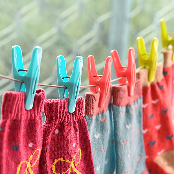 0179 Plastic Storage Clips, Windbreaker Clips, Clothes drying Clips, Simple and Creative Garden Style (20 pieces set) Specification image