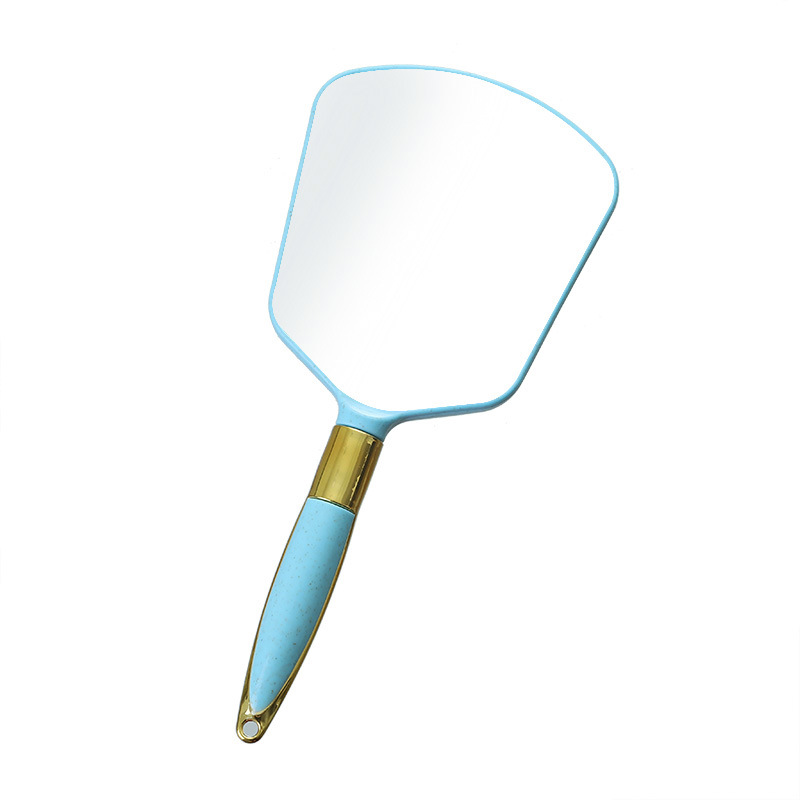 High-definition handle makeup mirror, European-style handheld beauty handle mirror, portable and portable, high-end retro patterned mirror wholesale Application Scenario