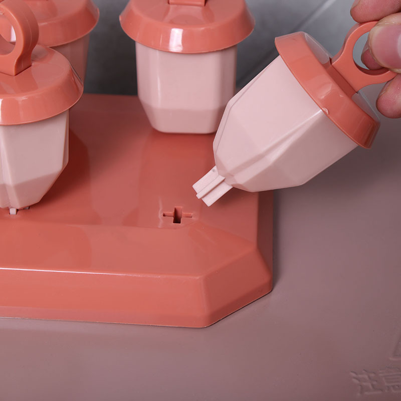New home Popsicle molds with LIDS, children's DIY cute Popsicle and ice cream molds, homemade ice cream and ice cream molds Specification image