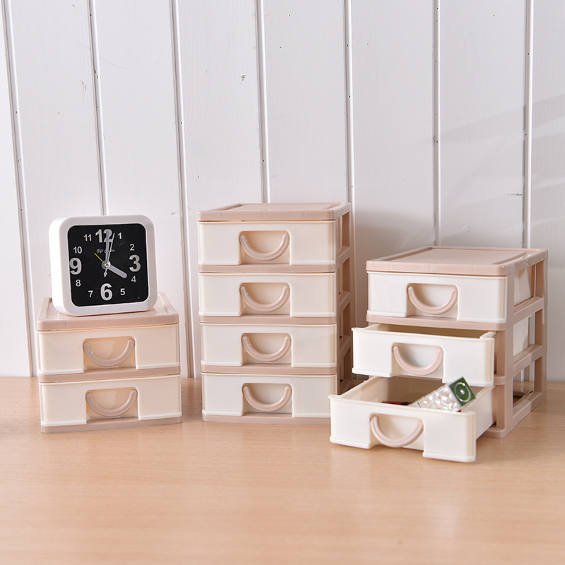 Factory direct sales office stationery storage box, desktop miscellaneous storage cabinet, Nordic style desktop storage cabinet details Picture