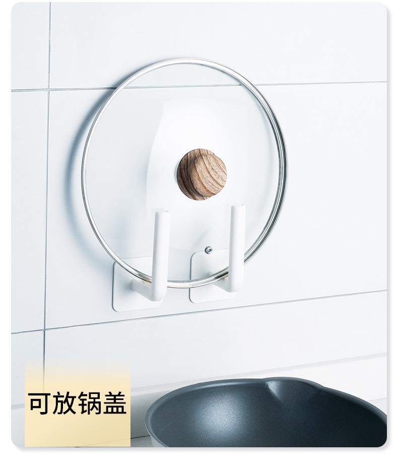 挂钩粘钩免打孔塑料L型门后衣服厨房挂衣钩子强力粘胶无痕多功能详情6