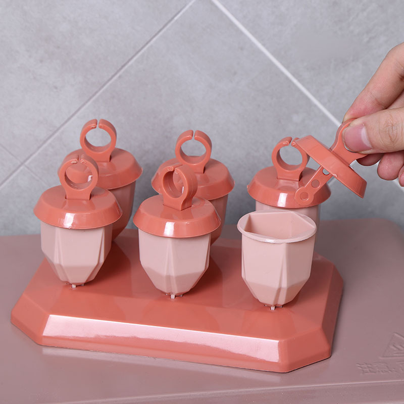 New home Popsicle molds with LIDS, children's DIY cute Popsicle and ice cream molds, homemade ice cream and ice cream molds