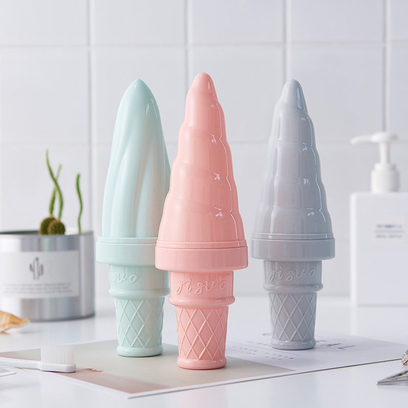 0406 Plastic toothbrush holder and toothbrush set, children's tooth bucket, washbasin cup, travel toothbrush case, portable tooth brush holder