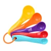 One-piece delivery of kitchen baking supplies, a five-piece set of colored PP plastic rainbow scale measuring spoons, measuring cups and measuring spoons Application Scenario