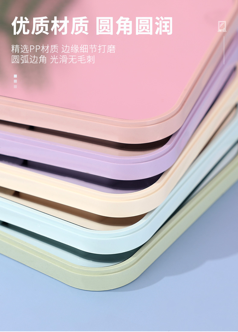 New portable desktop makeup mirror, high-definition Japanese-style simple mirror, available for wholesale from the manufacturer pic 5