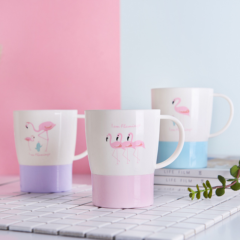 0384 Plastic toothbrush cups, household mouthwash cups, couple toothbrush cup sets, creative, cute and simple toothbrush cups