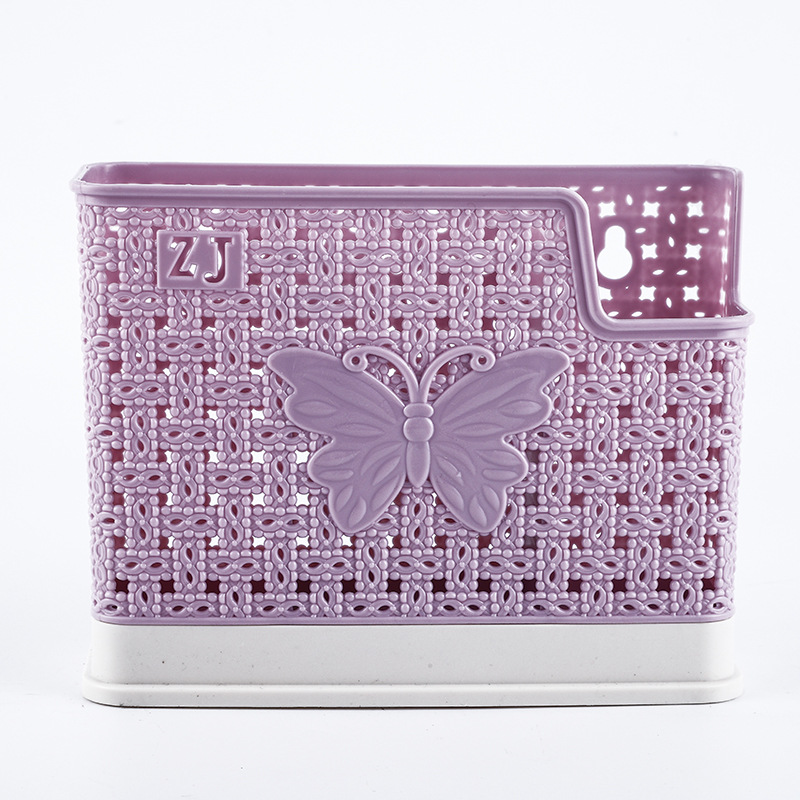 New stylish hanging kitchen 筷笼PP material tableware storage box kitchen storage and organization box direct supply Specification image