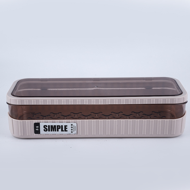 Creative and fashionable ABS material 筷笼 kitchen square tableware storage box convenient and simple kitchen organizing box details Picture