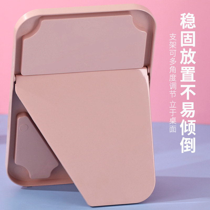 New portable desktop makeup mirror, high-definition Japanese-style simple mirror, available for wholesale from the manufacturer details Picture
