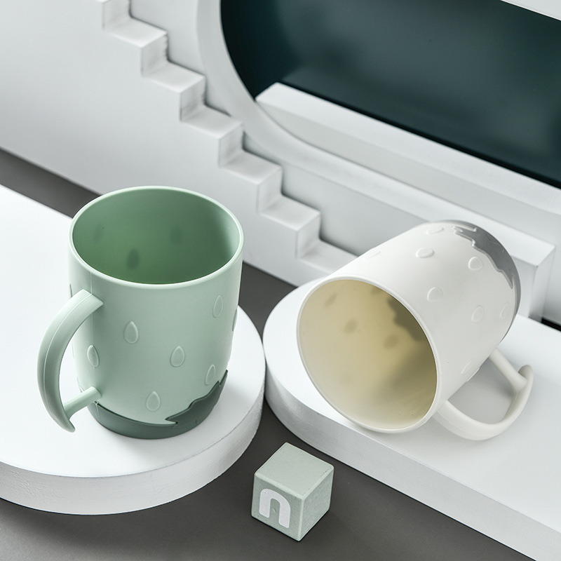 0470 mouthwash cup, household brushing cup, cartoon creative and simple tooth tank, student pair, couple toothbrush cups for washing and grooming Specification image