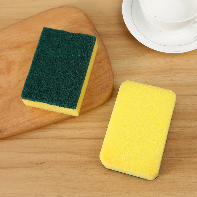 Household dishwashing sponges, dishwashing cloths, kitchen cleaning nano high-density pot washing brushes, scouring pads, cleaning cloths wholesale Item Picture