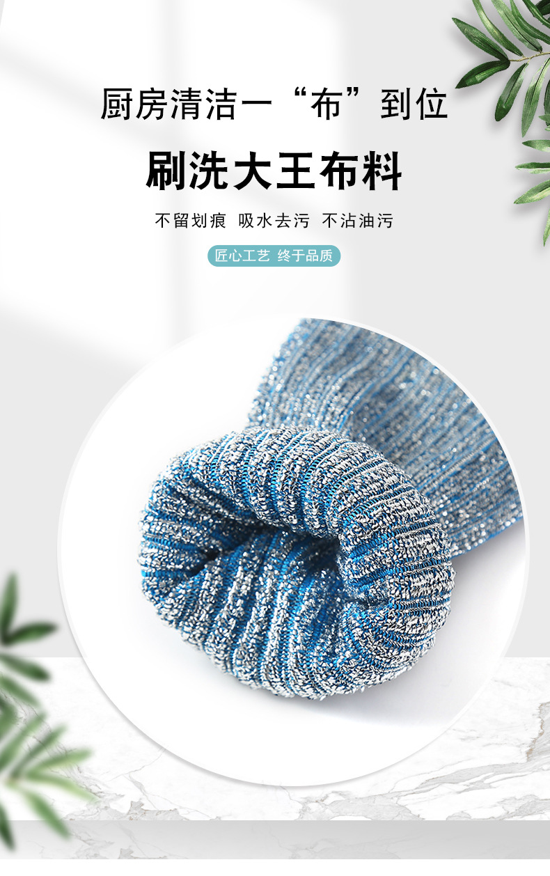 Stainless steel wool ball, multi-functional cleaning tool for stove, range hood and pot bottom scrubbing, wholesale of scouring pads pic 1