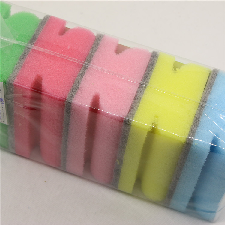 Sponge A Cleaning Ball YJB1-5PC Colored Word Cotton 3 pic 2