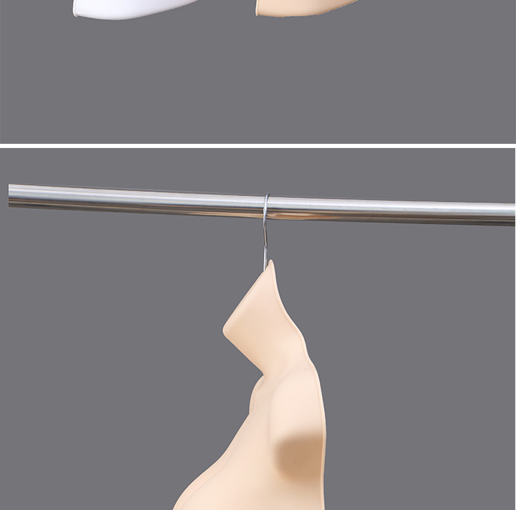 Modelo de plástico colgante pieza engrosada europa y américa busto grande estilo corto mujer mitad delantal traje de baño lencería sujetador pieza estante al por mayor pic 9