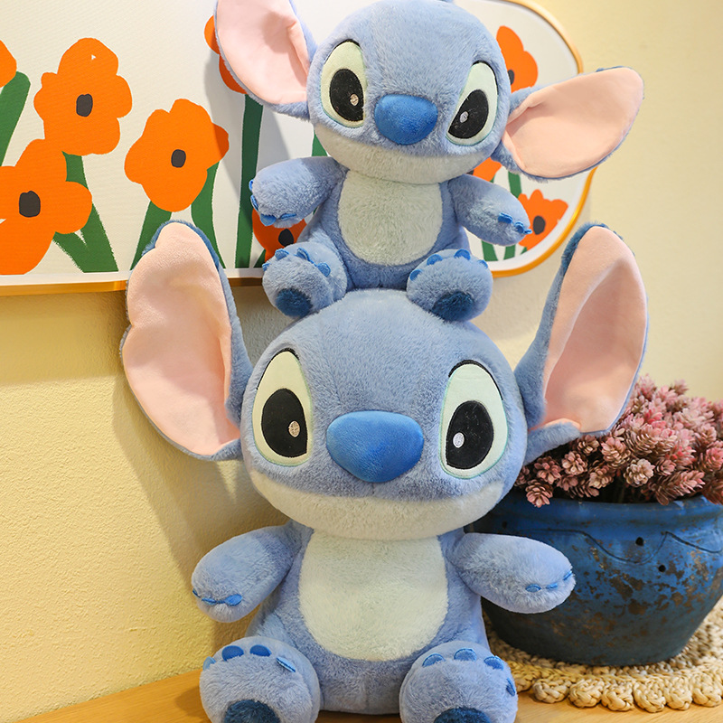 Stitch plush toys, oversized figurines, the same style as the original Stitch couple dolls, Star Baby birthday gifts details Picture