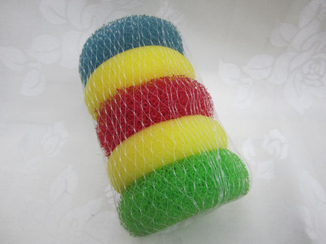 Plastic + sponge pot brushes, cleaning brushes, kitchen cleaning supplies pic 1