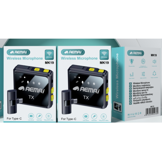 aemai-MK19 wireless microphone  type-c口