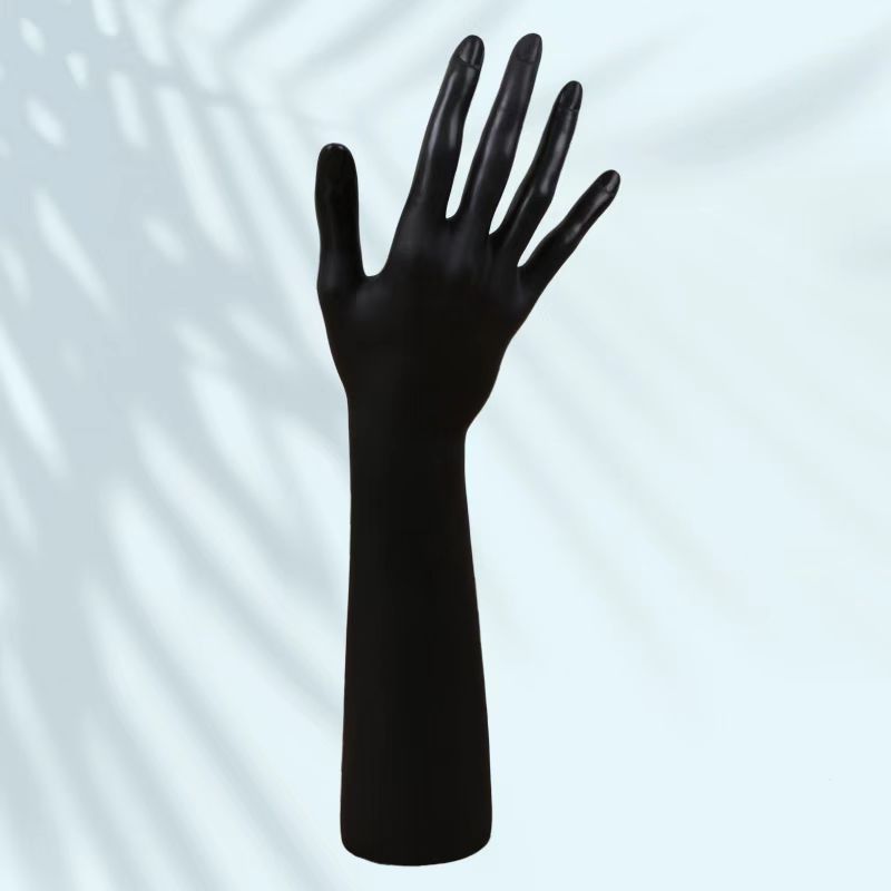 【旭峰】塑料长手模手镯手链戒指袖手套展示道具饰品拍摄假手模特细节图