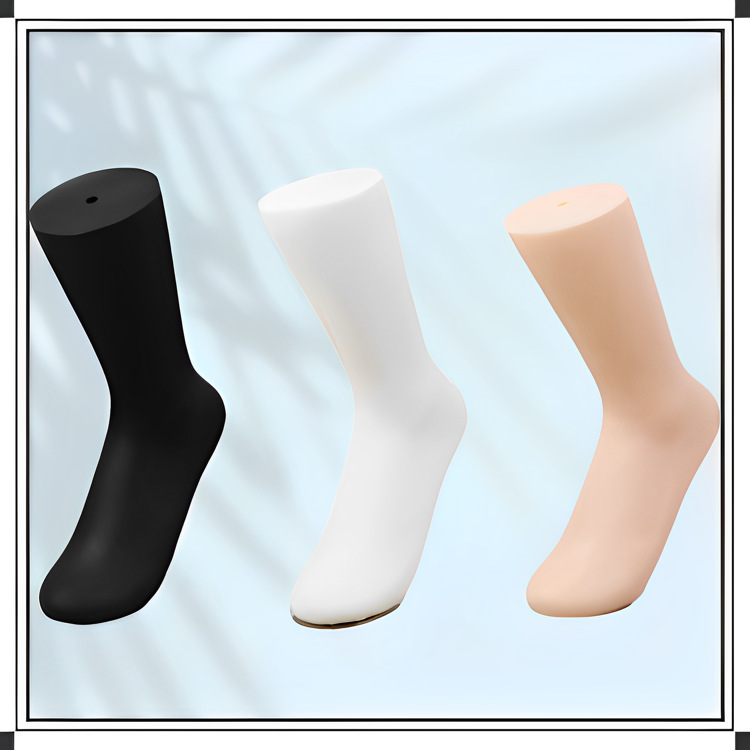 [xufeng] sin costuras mujer exhibición de pies calcetines modelo de calcetines modelo de pie imán calcetines de algodón calcetines cortos calcetines de mujer modelo de pie pic 1
