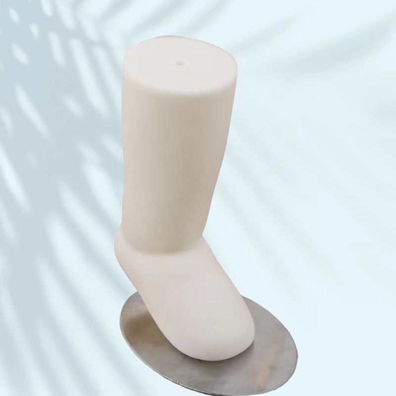 【旭峰】9cm婴儿脚模塑料新生幼儿袜子假模含配件棉袜丝袜展示架细节图