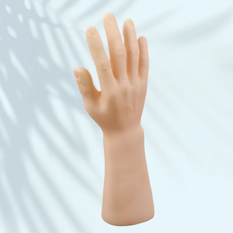 【旭峰】男直手模塑料劳工手套仿真模型手表戒指饰品陈列展示道具