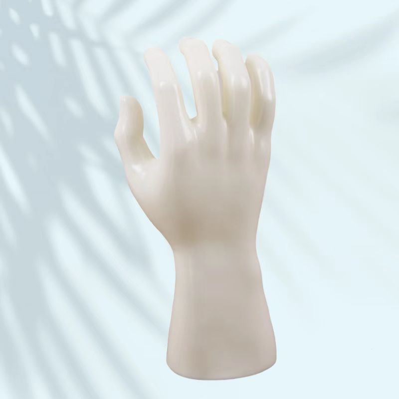 【旭峰】塑料男弯手模手套手表戒指饰品拍摄模特个性造型手模道具