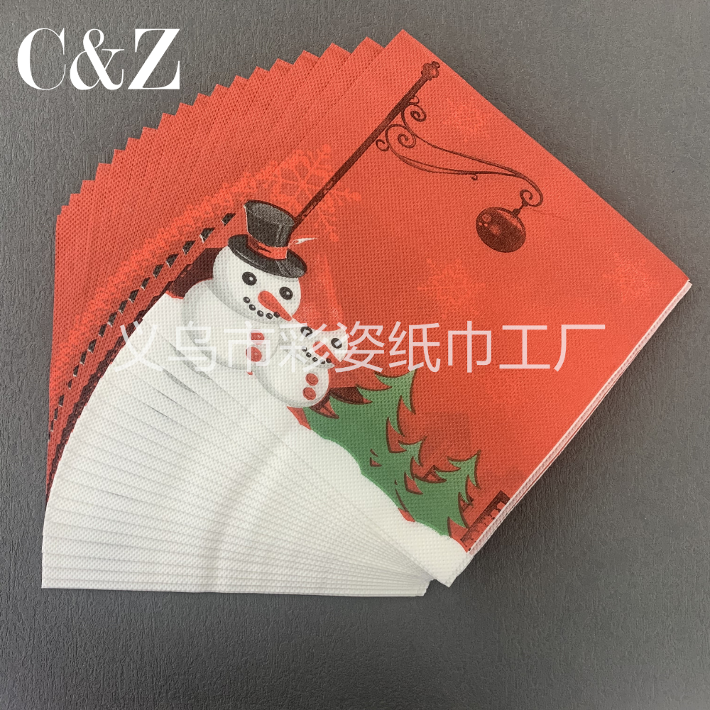 Christmas series napkins, tissues, foreign trade printed napkins, square towels, double-layer tissues, factory direct sales Application Scenario