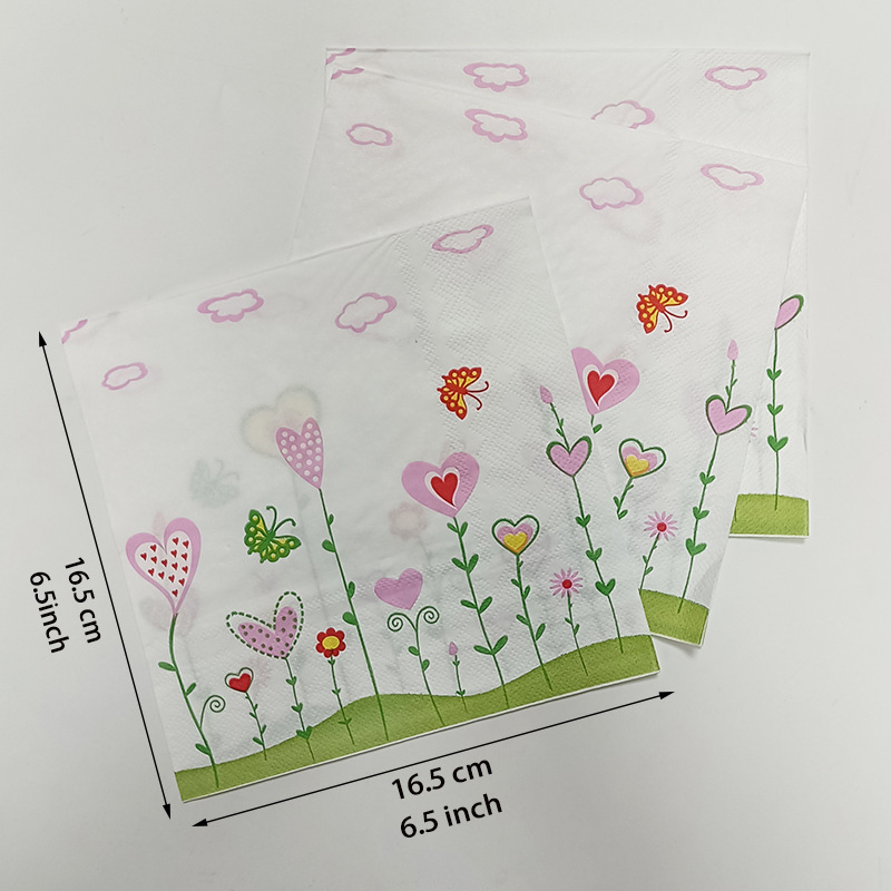 Butterfly Bone Bart tissue DIY creative handmade adhesive material Facial tissue party paper is selling well on AliExpress Cross-border details Picture
