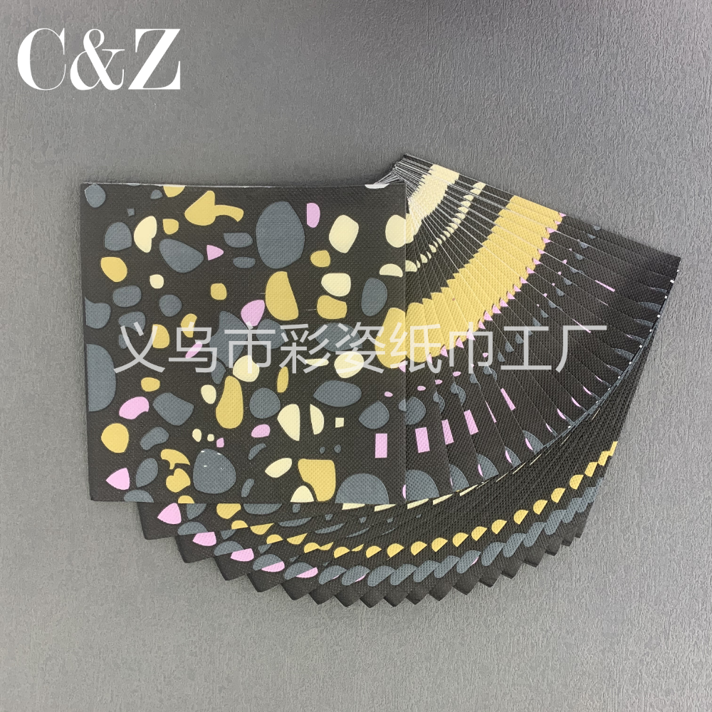 Marble series napkins, tissues, printed napkins, square towels, double-layer tissues, factory direct sales Specification image
