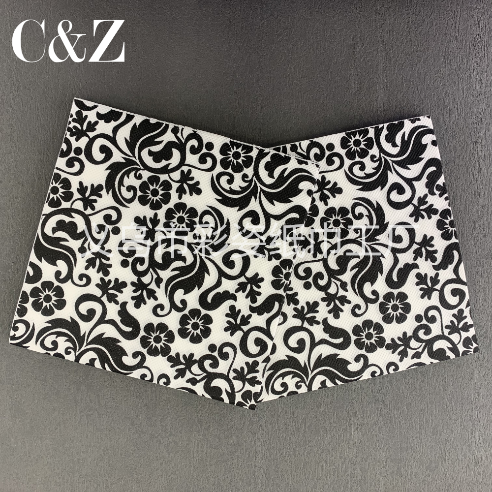 Gold and Silver Black Flower series napkins, tissues, printed napkins, square towels, double-layer tissues, factory direct sales details Picture