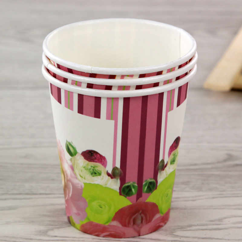 Disposable paper cups, tea cups, eco-friendly cups, tasting cups, milk tea cups, coffee cups details Picture