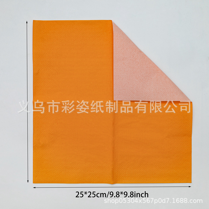 【 In Stock 】25cm*25cm single-color double-layer printed tissues, printed napkins, creative tissues, facial tissues Application Scenario