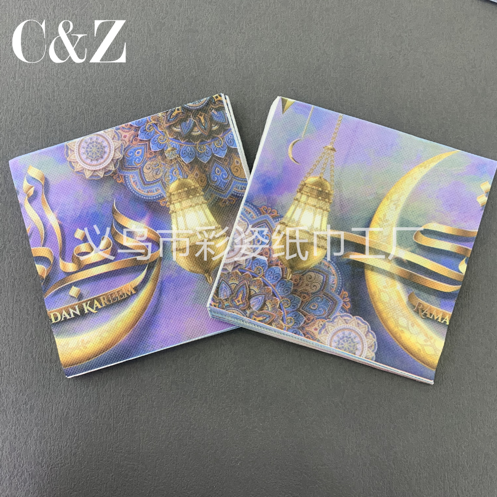Series of napkins, tissues, printed napkins, square towels, double-layer tissues, factory direct sales details Picture