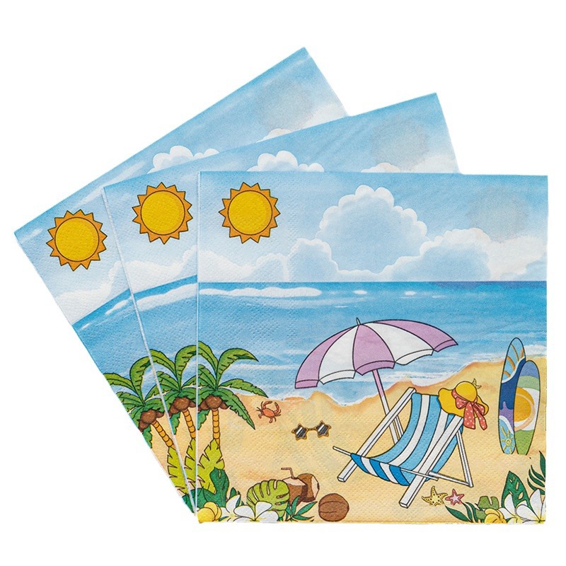 【 In Stock 】 Factory direct sales of printed tissues, napkin paper, colored printed napkins, facial tissues, handkerchief paper Application Scenario